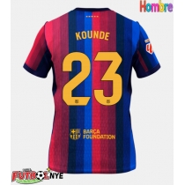 Camiseta Barcelona Jules Kounde #23 Primera Equipación 2026-27 manga corta